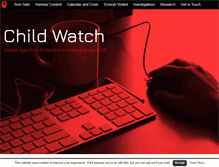Tablet Screenshot of childwatch.ie